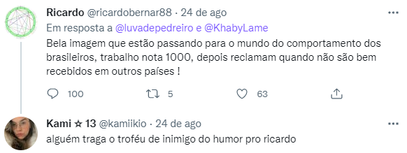 Ricardo sendo inimigo do humor