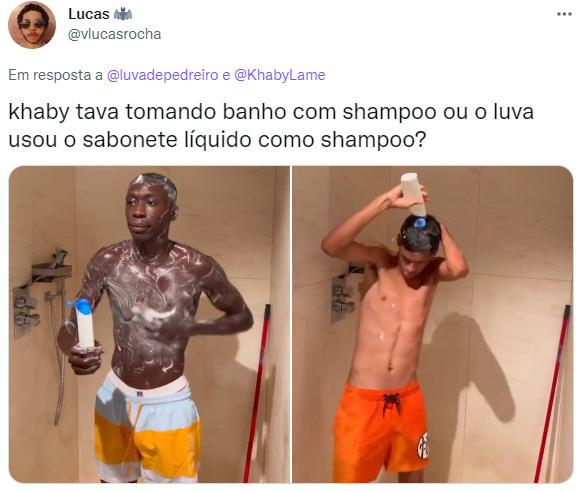 Shampoo ou sabonete?