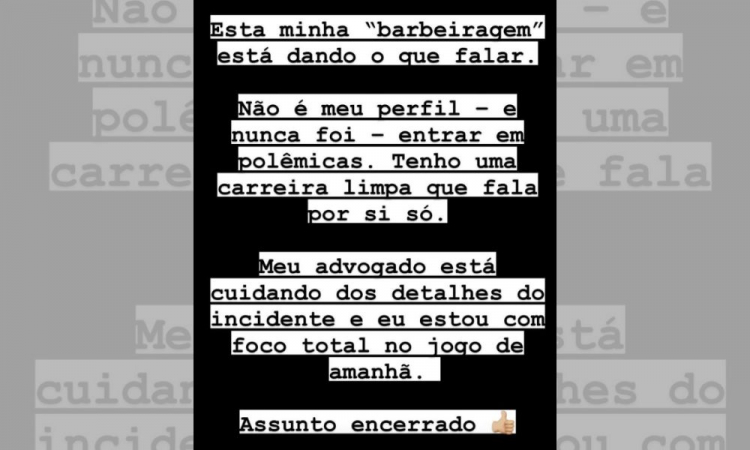 Publicação de Pedro Henrique, atacante do Corinthians