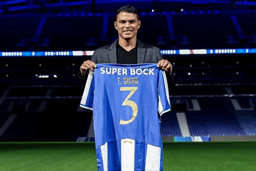 Thiago Silva pode estrear pelo Porto