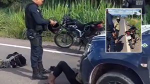 Suspeito é preso com moto roubada durante ação policial no Coxipó do Ouro