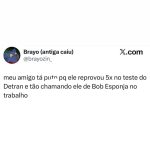 Brayo antiga caiu X com brayozin_ meu amigo ta putn pq ele reprovou 5x no tes em destaque