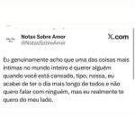 Será que querer alguém quando se está exausto é um dos momentos mais íntimos? Um em destaque