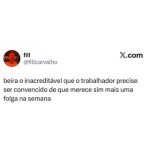 fill X com fillcarvatho beira o inacreditável que o trabalhador precise ser c em destaque