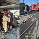 Pai de MC Gui mostra único local da casa que escapa de incêndio; veja vídeo