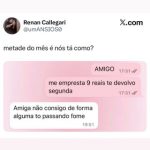 Aquele momento da metade do mês que a gente já tá contando os centavos e a criat em destaque