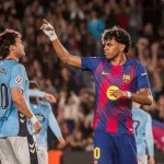 Barcelona vence o Celta, dispara na liderança e vê Yamal sair machucado; veja o gol