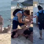 Polícia prende suspeito ligado ao CV enquanto ele passava o dia em praia; veja vídeo