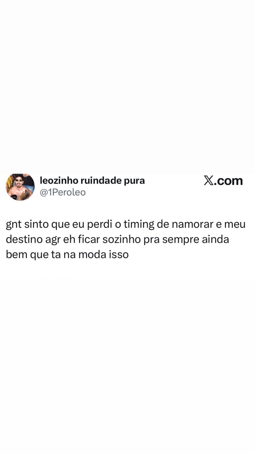 Quando o timing do namoro parece que passou e ficar sozinho vira moda