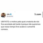 Por que a gente fica acordado até tarde? A resposta que todo mundo entende