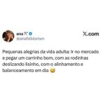 Quem nunca se alegrou ao encontrar um carrinho de mercado com as rodinhas desliz em destaque