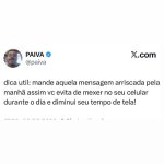 Quer evitar passar o dia inteiro no celular? Mande aquela mensagem arriscada log em destaque
