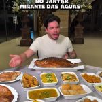 No Mirante das Águas, o jantar é só peixe e risada. Meme leve que mostra o humor em destaque