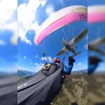 Parapentista sobrevive após avião atingir equipamento durante voo; veja vídeo
