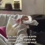 Perder o pote da mãe é quase perder a confiança dela. Esse meme traz a zoeira qu em destaque