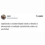 Ryan troca reels e TikTok pelo tradicional vídeo no YouTube, mostrando que tem g em destaque
