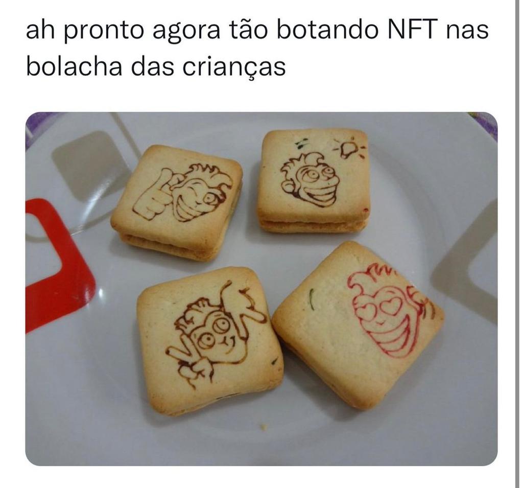 Até as crianças estão comendo NFT