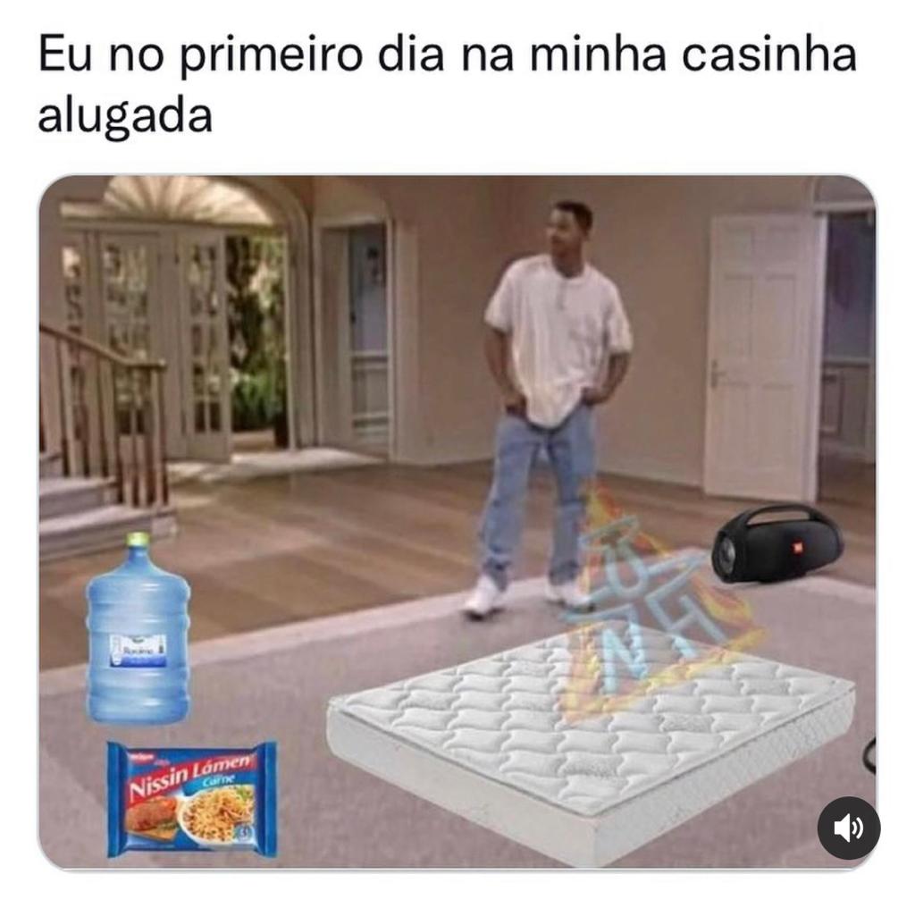 Eu no primeiro dia na minha casinha