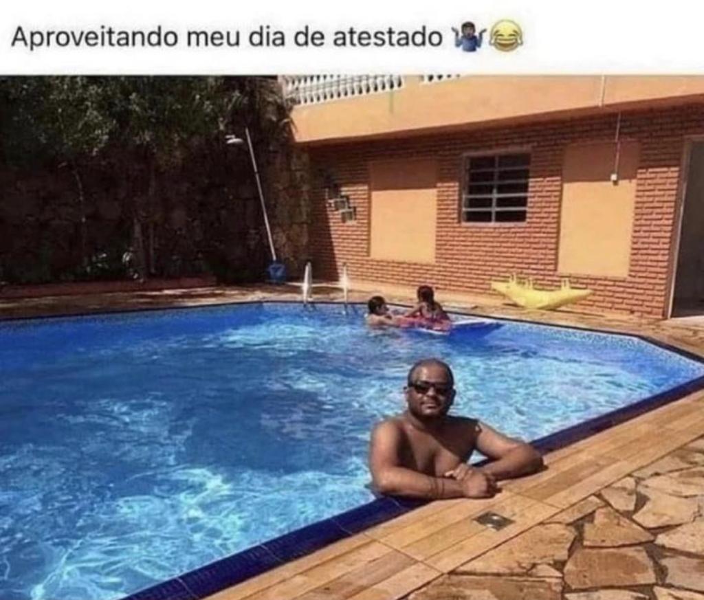 Aproveitando meu dia de atestado médico