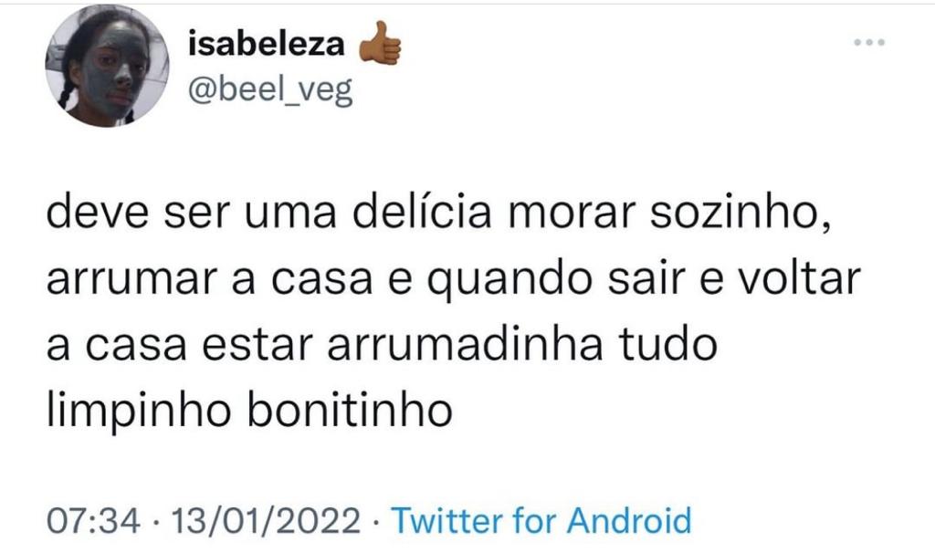 No meu caso, nunca tá arrumado kkkk