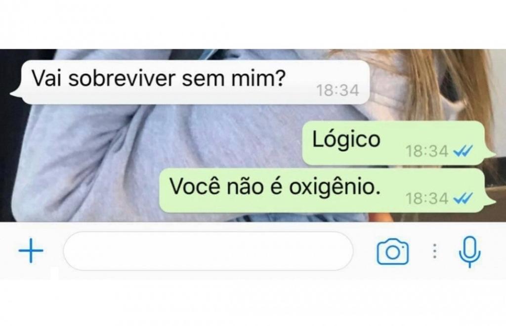 Quando a pessoa se acha demais