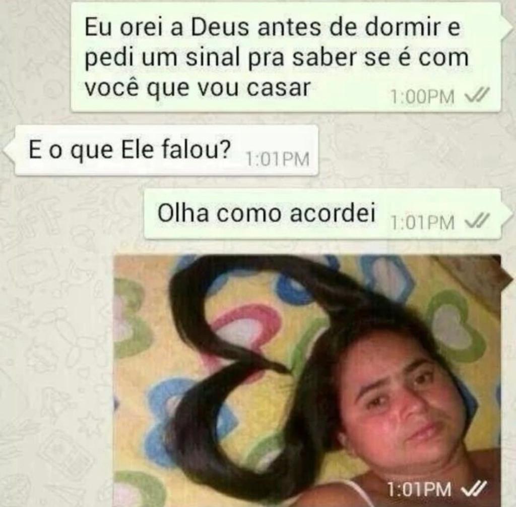 Quando você pede um sinal pra Deus