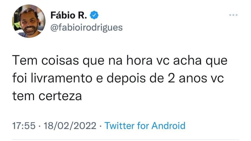 2 anos depois, tenho certeza