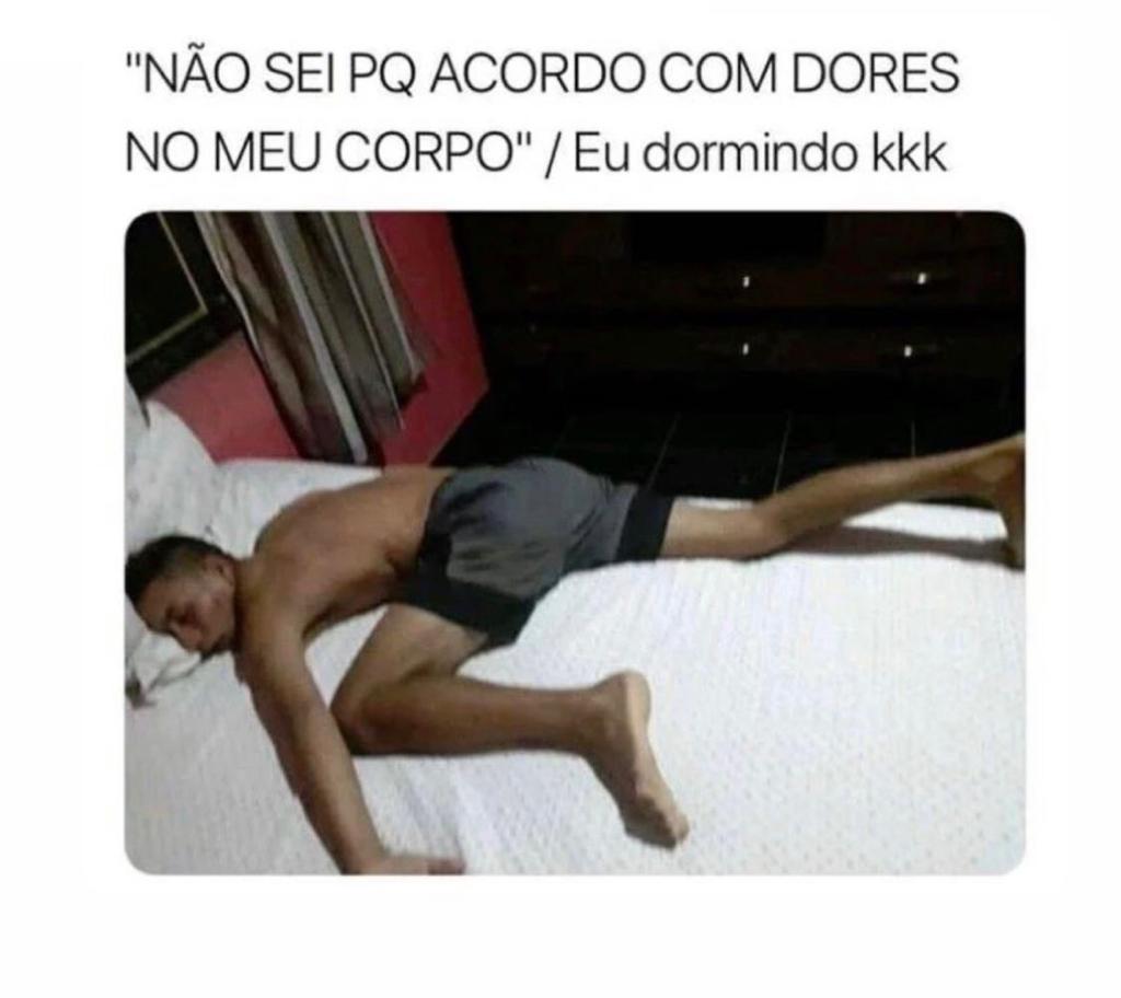 Eu dormindo