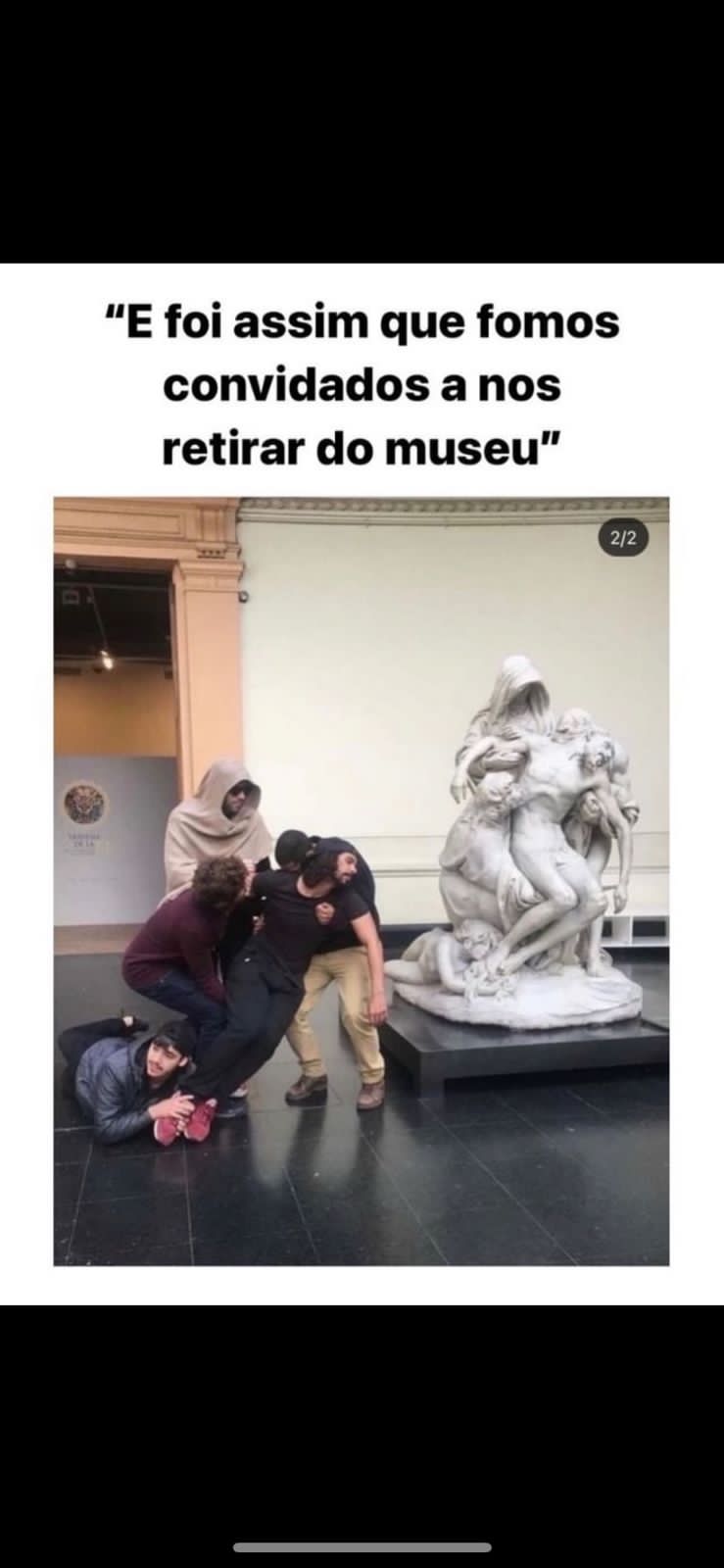 Como ser expulso do museu