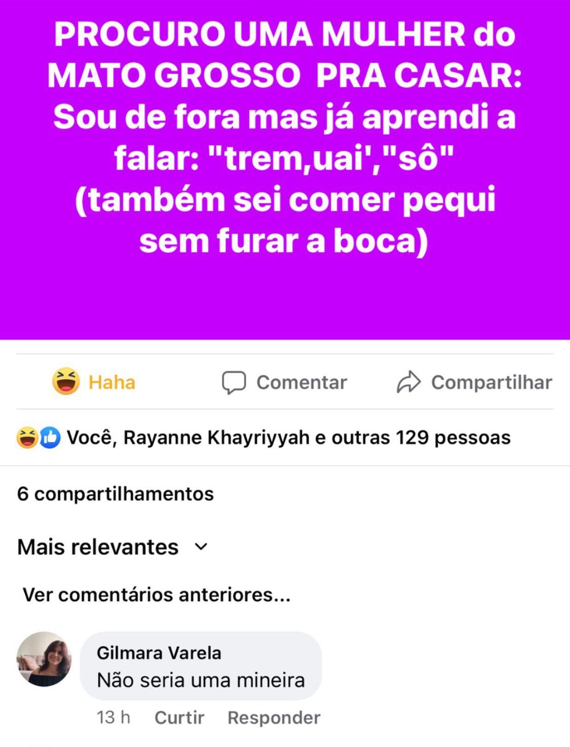 Esse Mato Grosso tá diferente
