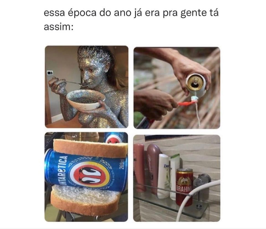 Já era pra tá cheio de glitter