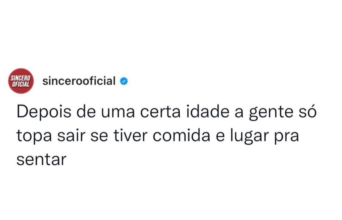 Hoje em dia só saio assim