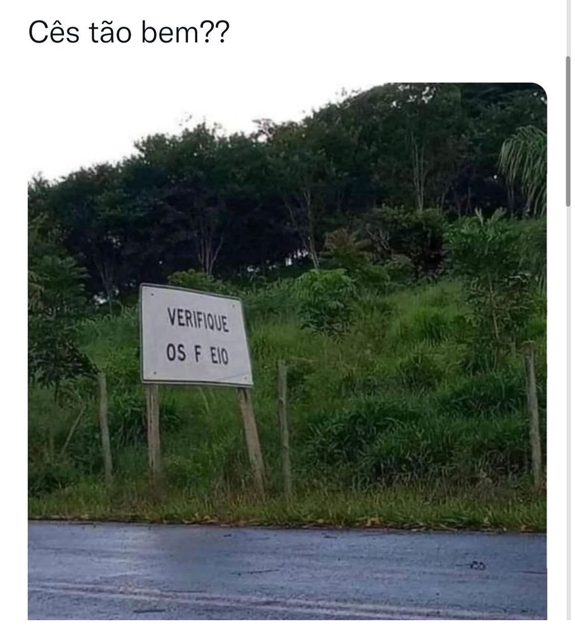 Gente, vcs tão bem?