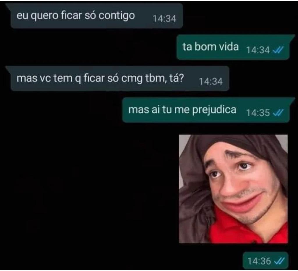 Mas aí tu me prejudica