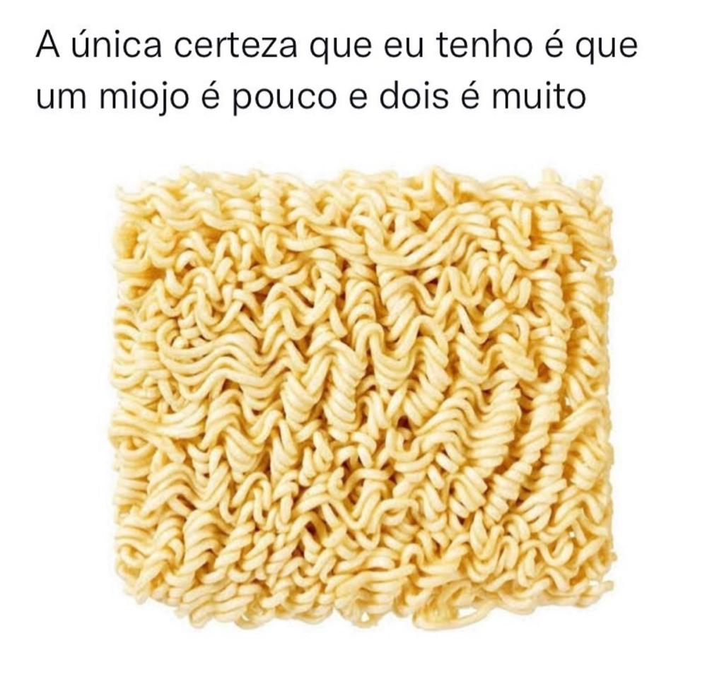 Única certeza que eu tenho na vida