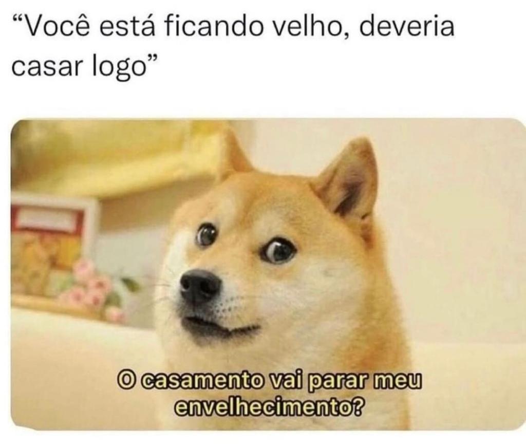 Casamento para com o envelhecimento?