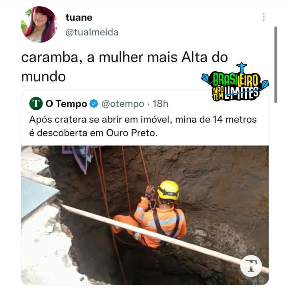 Caraca meo, tamanho dessa mina!