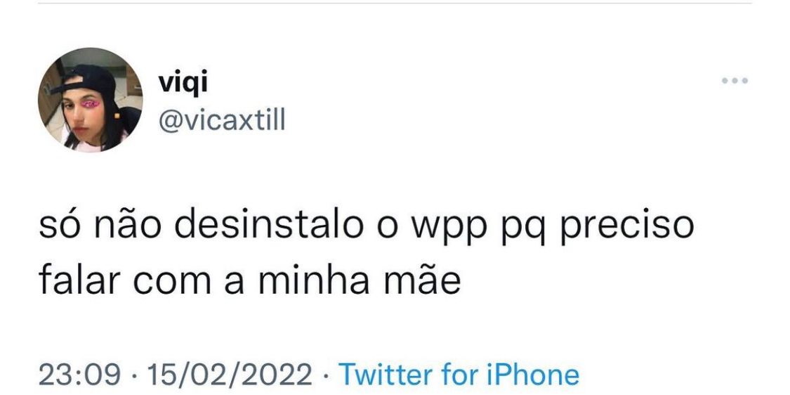 Só por isso que não desinstalo