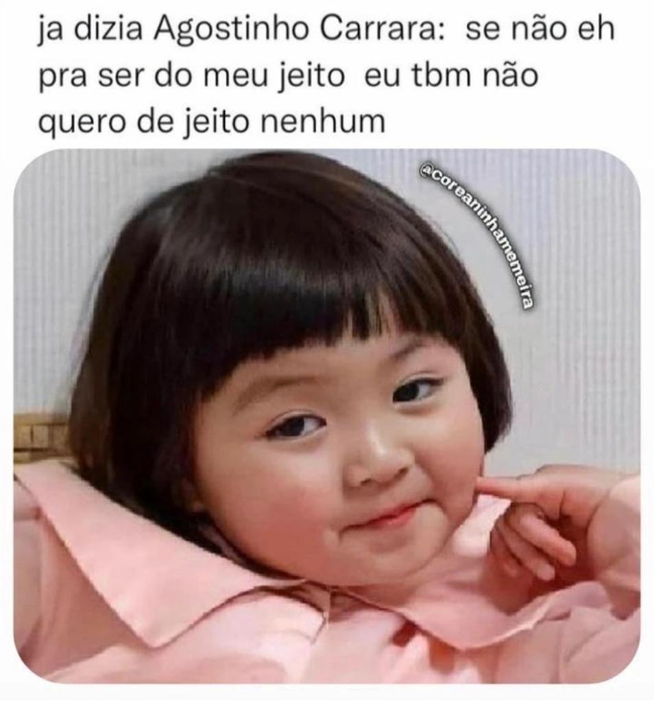 Se não é como eu quero, não é de jeito nenhum
