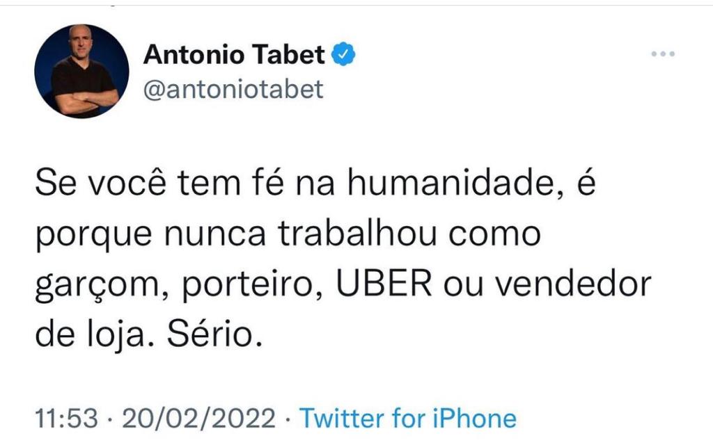 Você ainda tem fé na humanidade?
