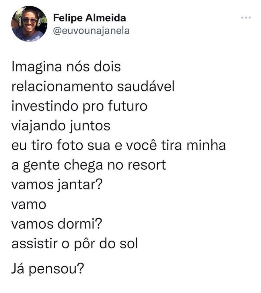 Já pensou?