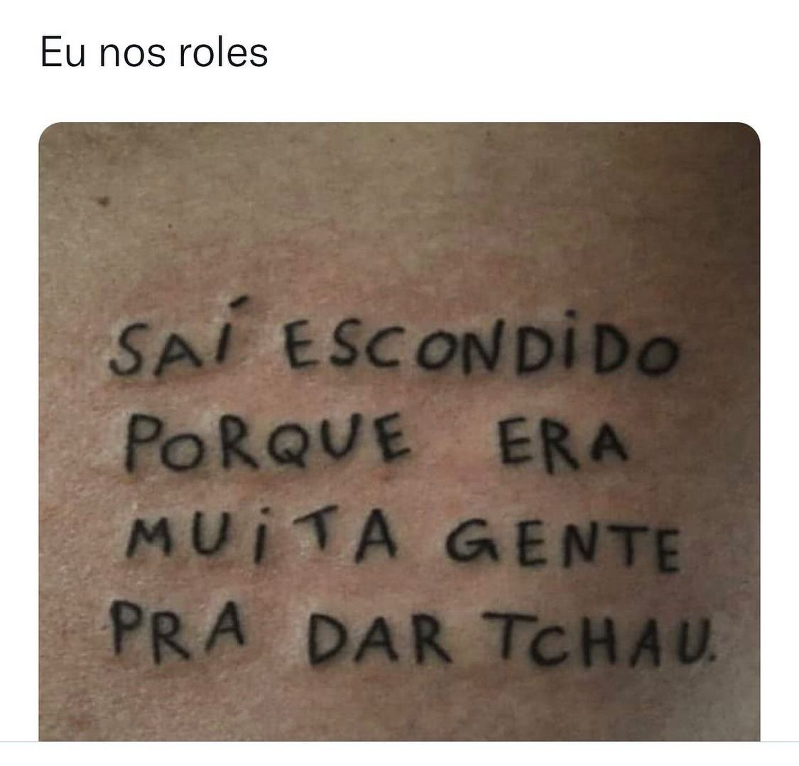 Eu nos rolês