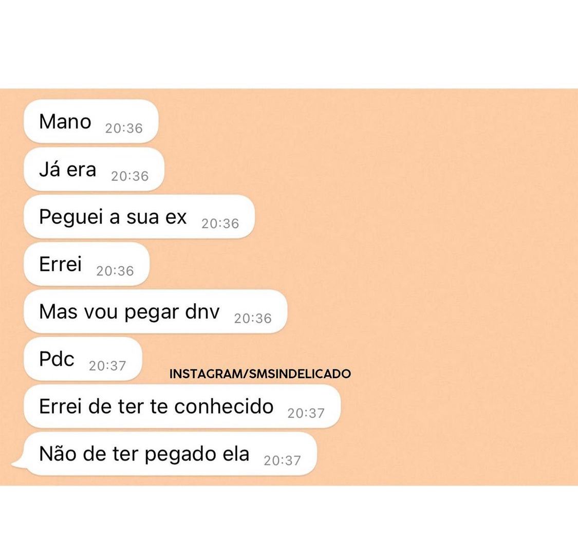 Errei em ter te conhecido