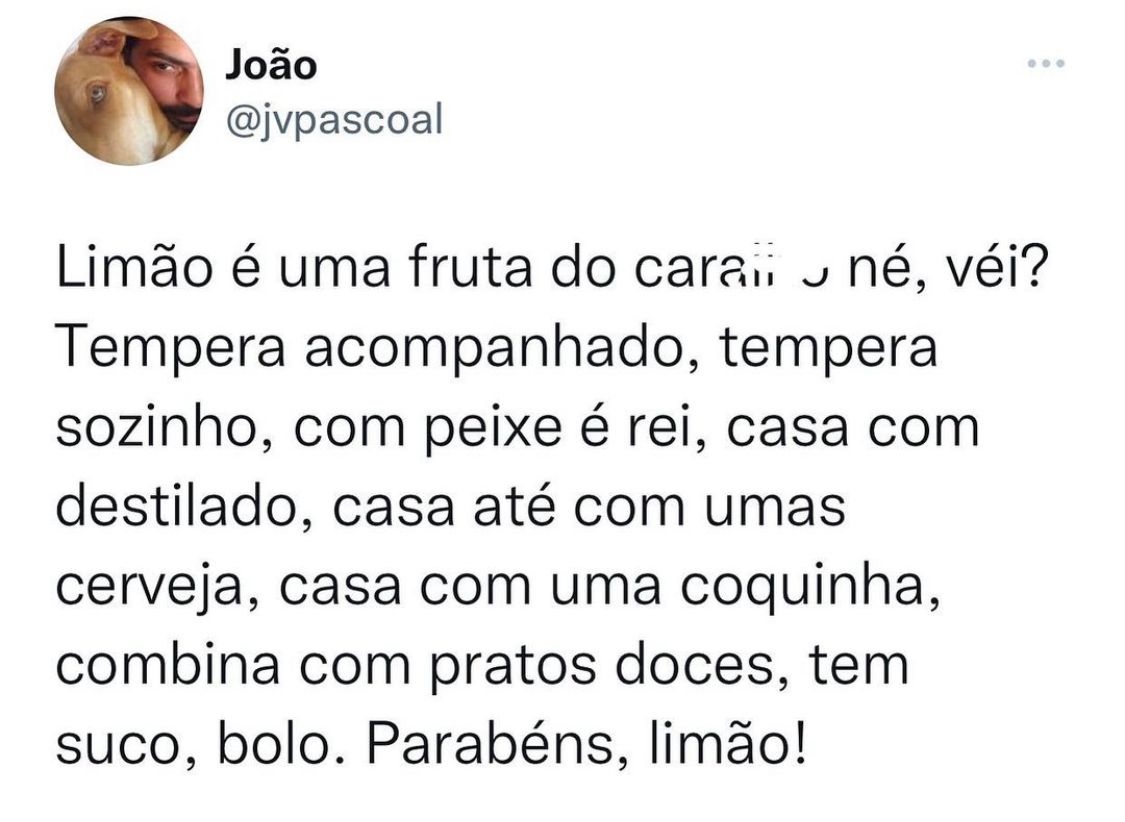 Parabéns, Limão!