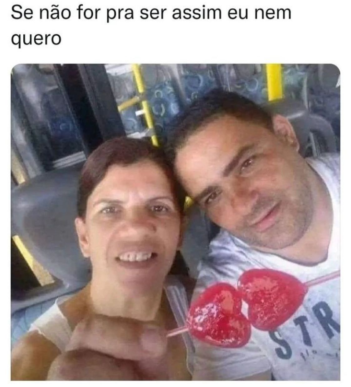 Só quero se for assim