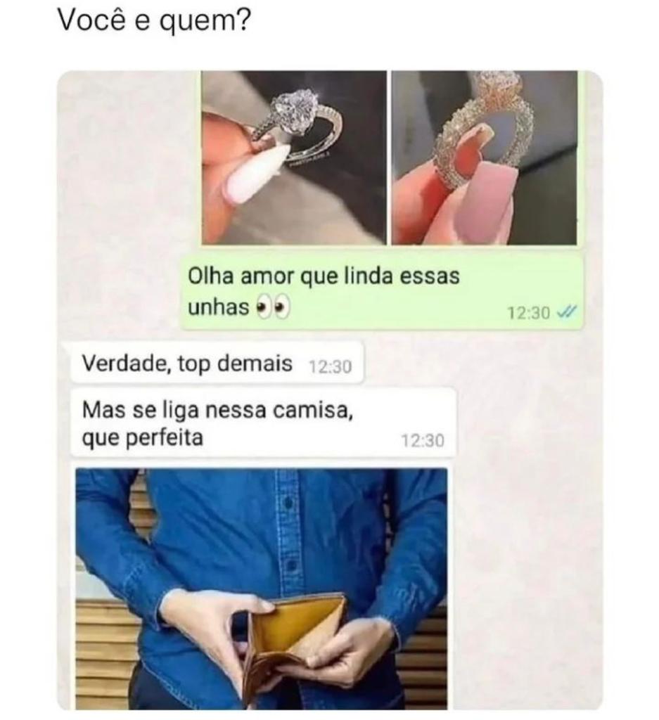 Você e quem?