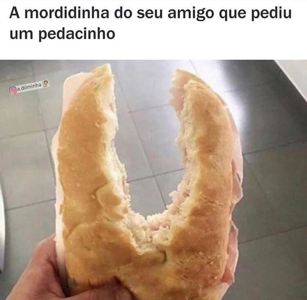 Só um pedacinho né