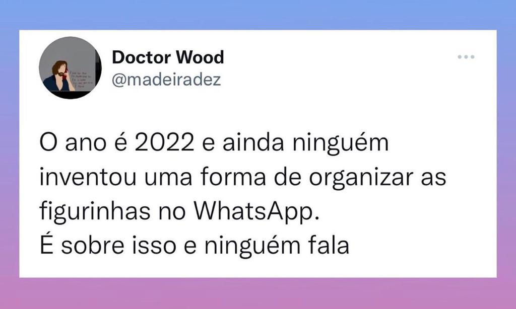 E ninguém fala nada!