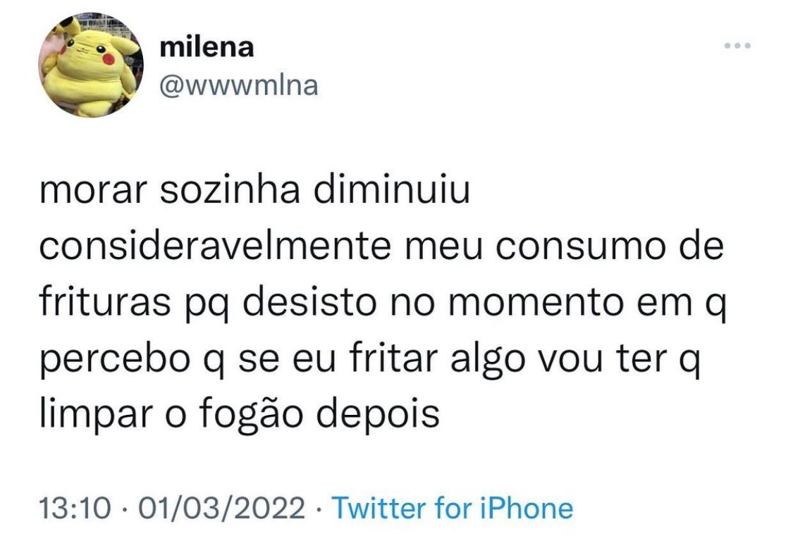 Diminui em 100%