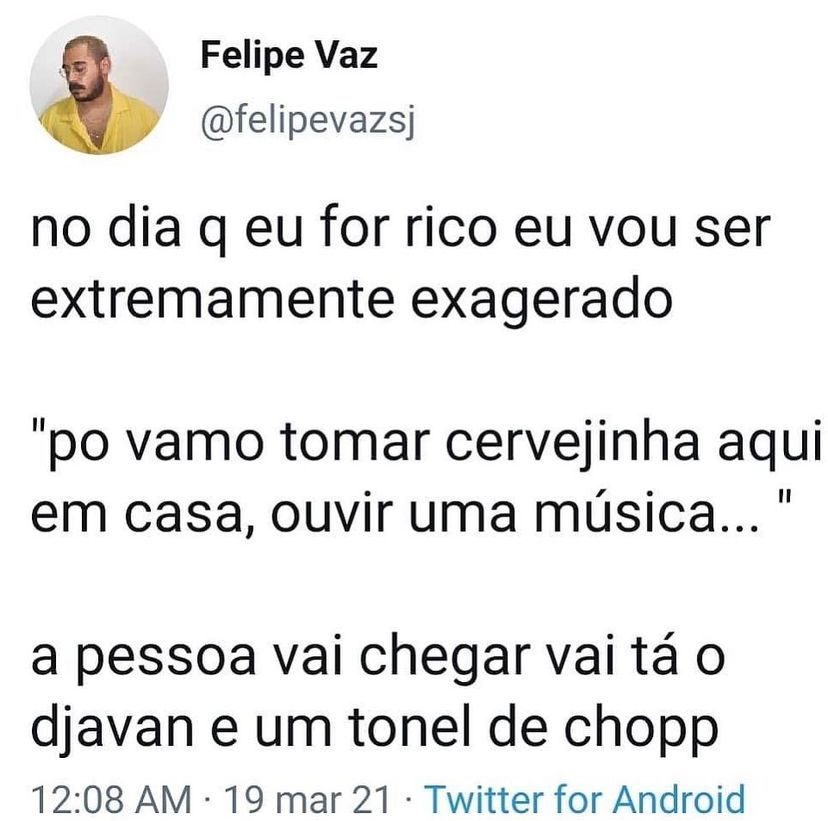 Vai ser assim mesmo